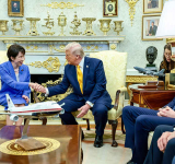 Trump calls for Japan, NATO to 'step up' on Iran